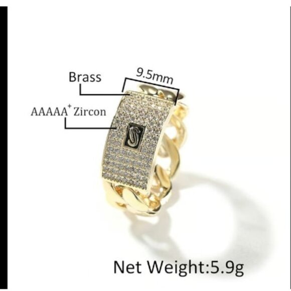 Monaco Style Ring #6 - #9 Jewelry Women-Men Luxury Accessory - Stainless Steel - Picture 3 of 4